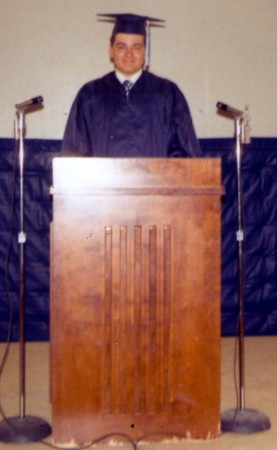 Ray Smith prays Invocation at Baccalaureate