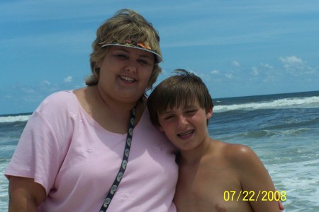 My Son Chance and Me in Gulf Shores 7/28/08