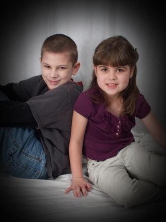 Chandler 10 years old, Madison 7 years,2007