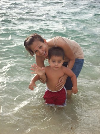 My grandson Austin and myself.