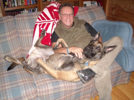 Max, whom I, Papa, dog-sit for my daughter Bekah