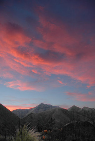 Sunset from the front porch