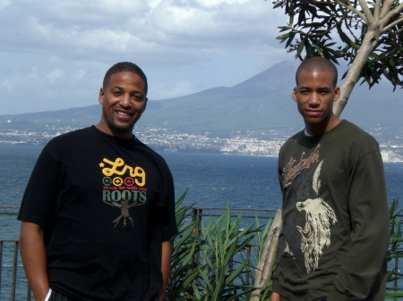 My Nephew and I in Sorrento Italy 2008