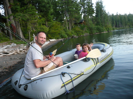 Suttle Lake, Jordan & Dad & Jack