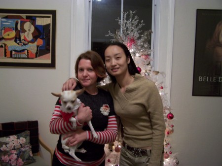 Me, Lulu, and Jessie: Christmas 2006