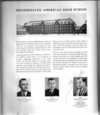 Bremerhaven High School 1950s