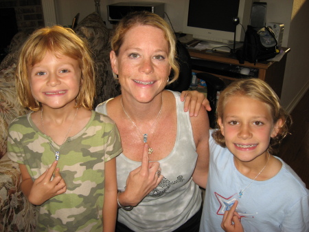 Me and the Girls w/our new necklaces!