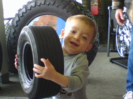 my lil tire man!