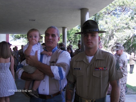 Oldest son Timothy, Drill Instructor USMC