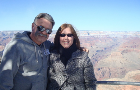 My husband Ed and I at the Grand Canyon 2010
