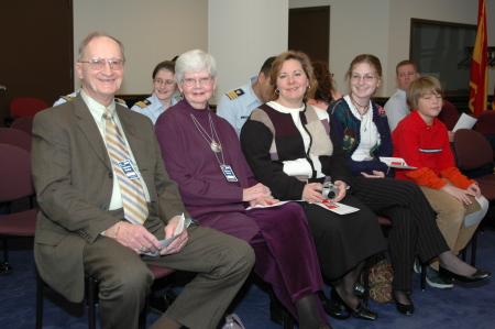 Family at retirement, Dec, 15, 2005