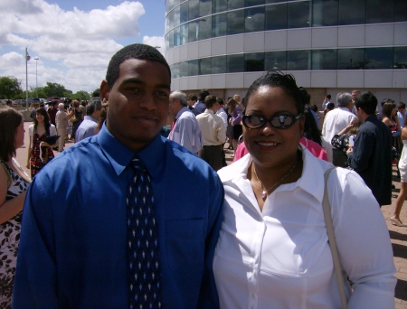 Marcus & Mom, Grad Day!