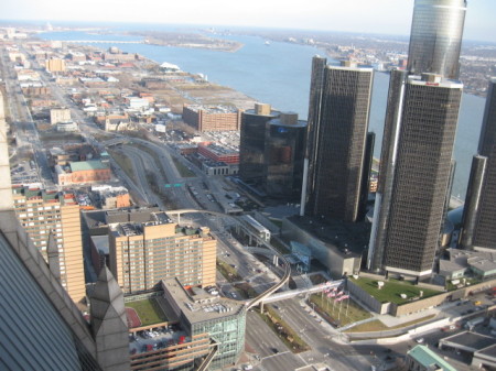 Top of Comerica Tower, Downtown Detroit