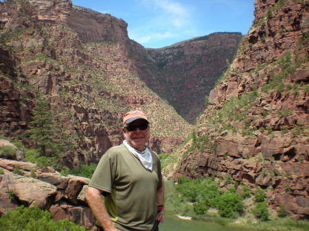 Hiking along the Green River.
