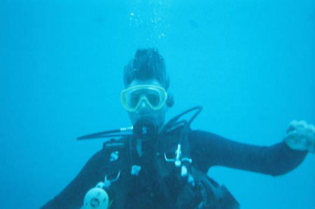 Larry Suba diving in Hawaii