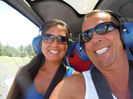Helicopter tour over the Grand Canyon...