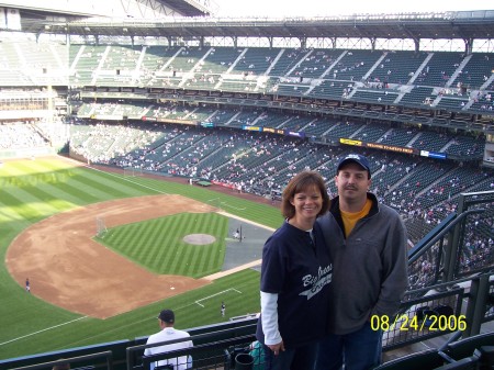 Scot & Monica  Safeco Field in Seattle