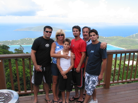 Our Family in St. Thomas, virgin Islands