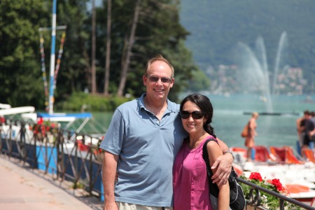 Jeff & Tina in Annecy