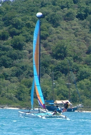 Flying in a Hobie