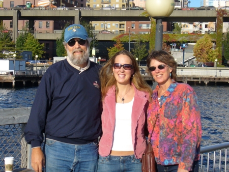 Seattle waterfront (w/ Carly & wife Lexie)