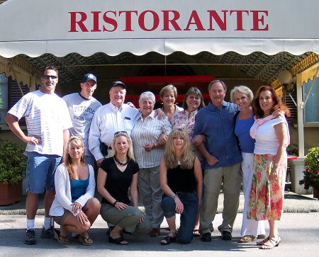 Our wine club in Italy outside our Hotel-2007