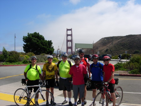 Cycle trip Golden Gate Bridge