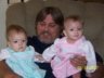 My hubby and twin grand daughters