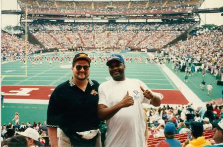 Me and Phil Carter HI Pro Bowl 1995