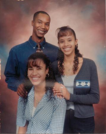 Reggie, Nicole(seated) and Michelle(standing)