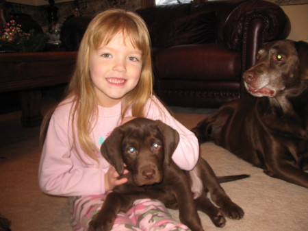 Lexee and Chip stop for a photo op