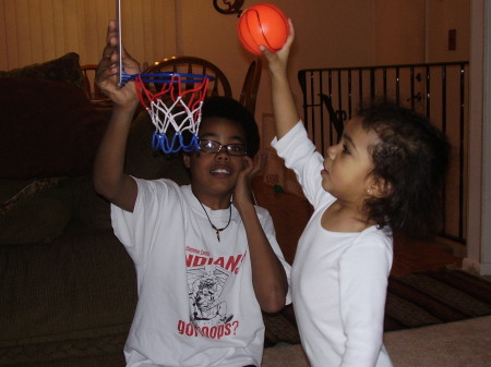 Basketball is in their blood!