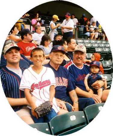 Four generations at Jacob's field in Cleveland