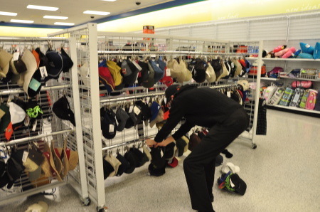 At least he found 3 hats !!! At Ross !