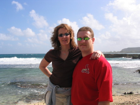 Me & Hubby in Jamaica