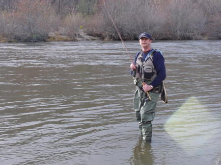 flyfishing on the upper Kern River - 2/08