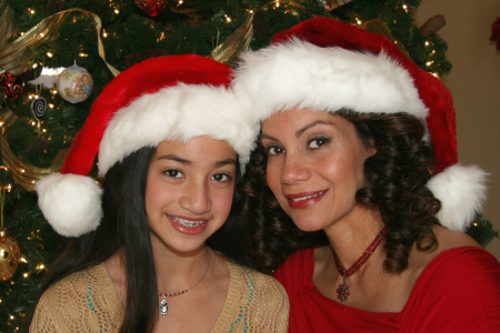 My daughter Susy and I Christmas 2007