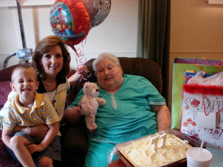 Mommy's 71st birthday in July 2008