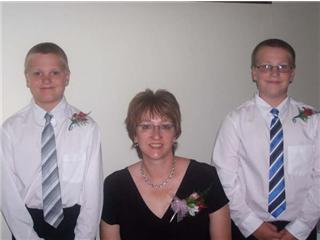kristi and 2 youngest sons corey and noah