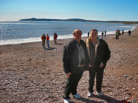 Kaye and I at the Bay of Fundy