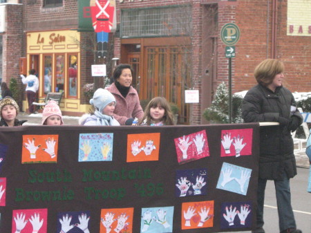 My daughter and her brownie troop