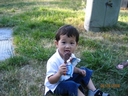 Alexander and his ice cream