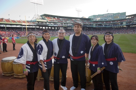 Us at Fenway park