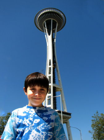 Ian at the Space Needle...