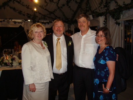 Larry & Cathy with Charlie & Helen Bates