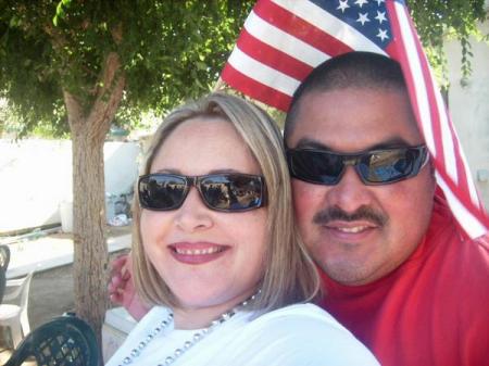 Me and My Hubby on the 4th of July