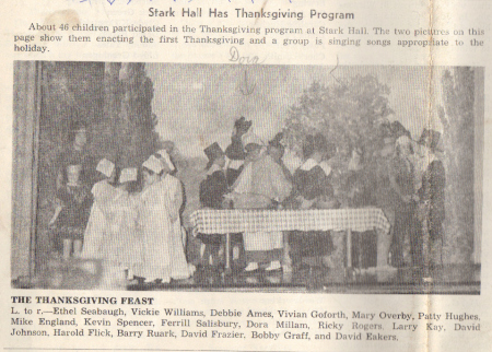Stark Hall Thanksgiving, Missouri Record 1964