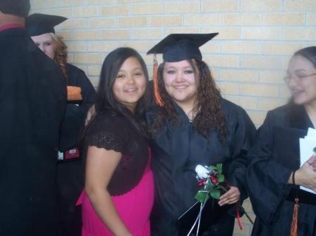 Kristen and Tiff at her graduation