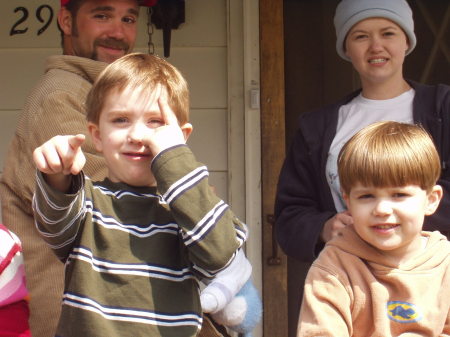 Grandsons, Cassidy and Noah