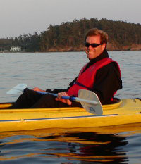 Kayaking of the San Juan Island in Washington